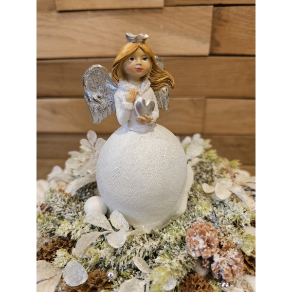 Angyalkás asztali adventi koszorú - Image 4