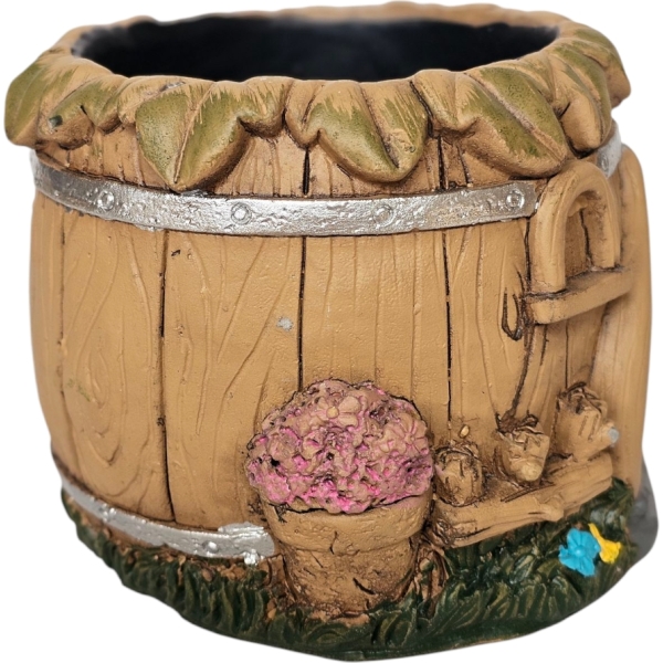 3D gombás kőkaspó - barna - Image 3